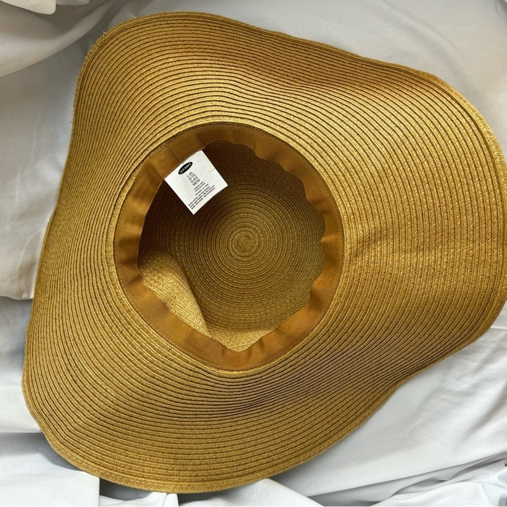 Old Navy Wide Brimmed Tan Floppy Hat L/XL - Picture 4 of 8